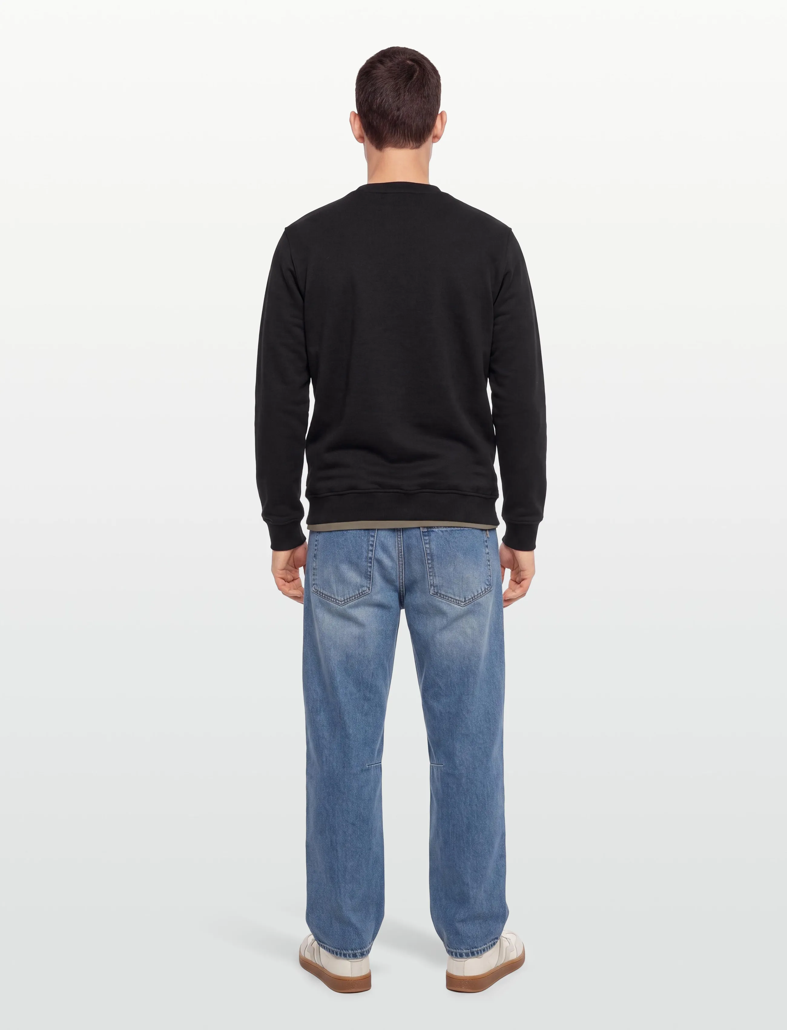 HAN Kjøbenhavn - Regular Crewneck - dressipluusid - black - 4