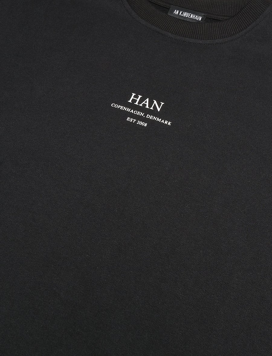 HAN Kjøbenhavn - Regular Crewneck - sweatshirts - black - 2