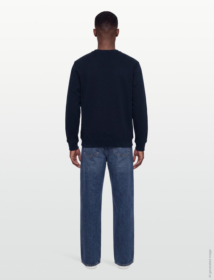 HAN Kjøbenhavn - Regular Crewneck - shoppa efter tillfälle - navy - 4