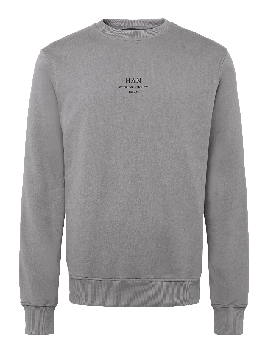 HAN Kjøbenhavn - Regular Crewneck - shop efter anledning - stone grey - 1