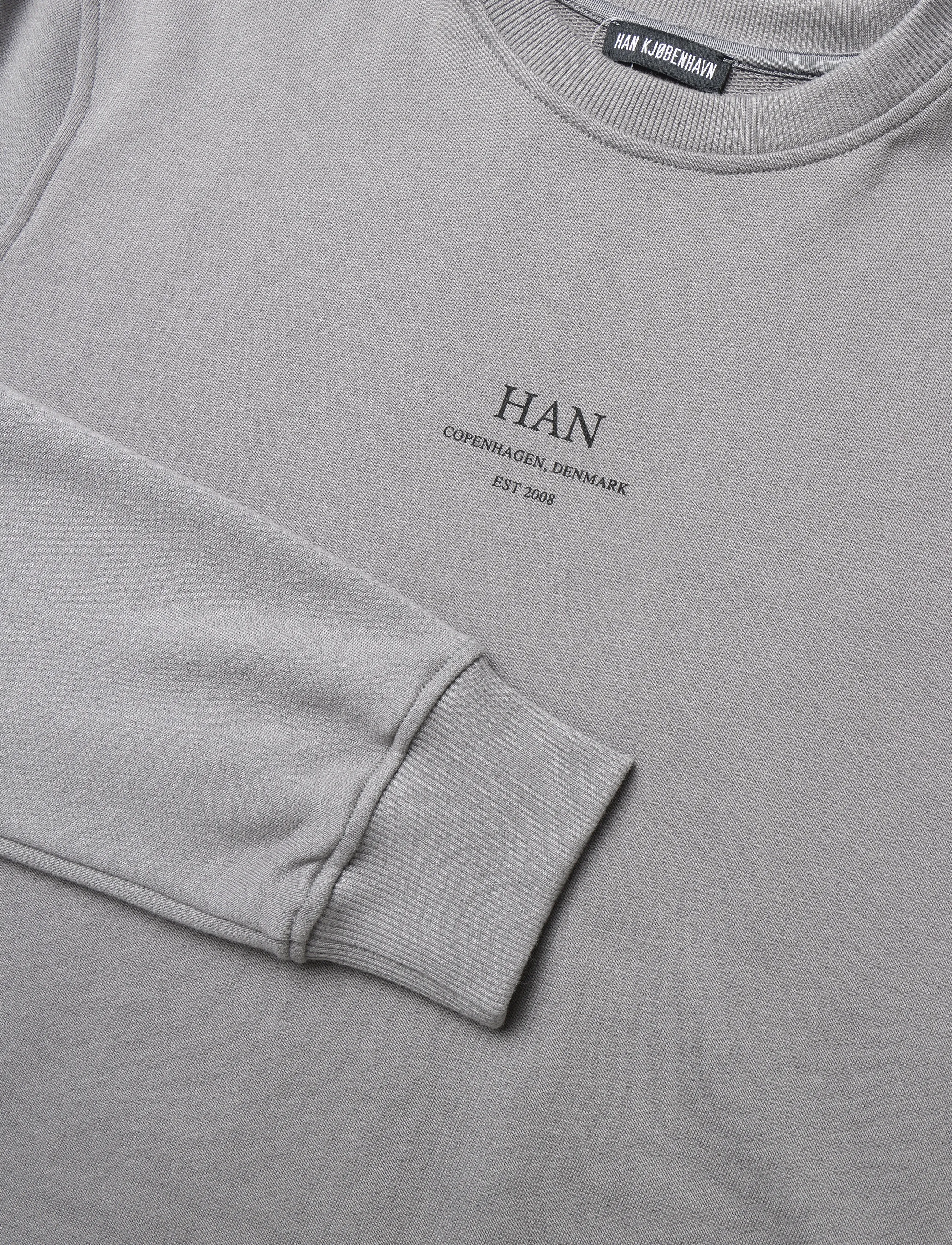 HAN Kjøbenhavn - Regular Crewneck - shop efter anledning - stone grey - 5