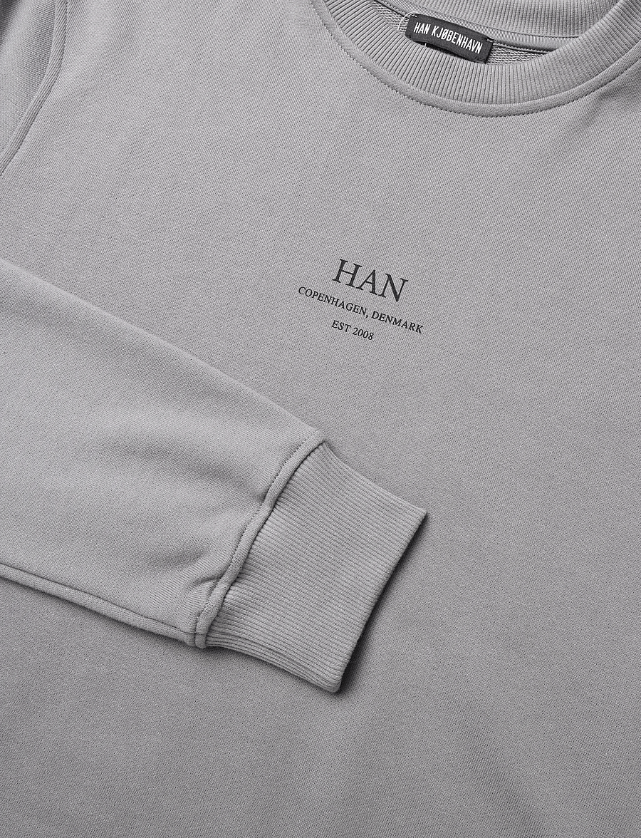 HAN Kjøbenhavn - Regular Crewneck - shop efter anledning - stone grey - 5