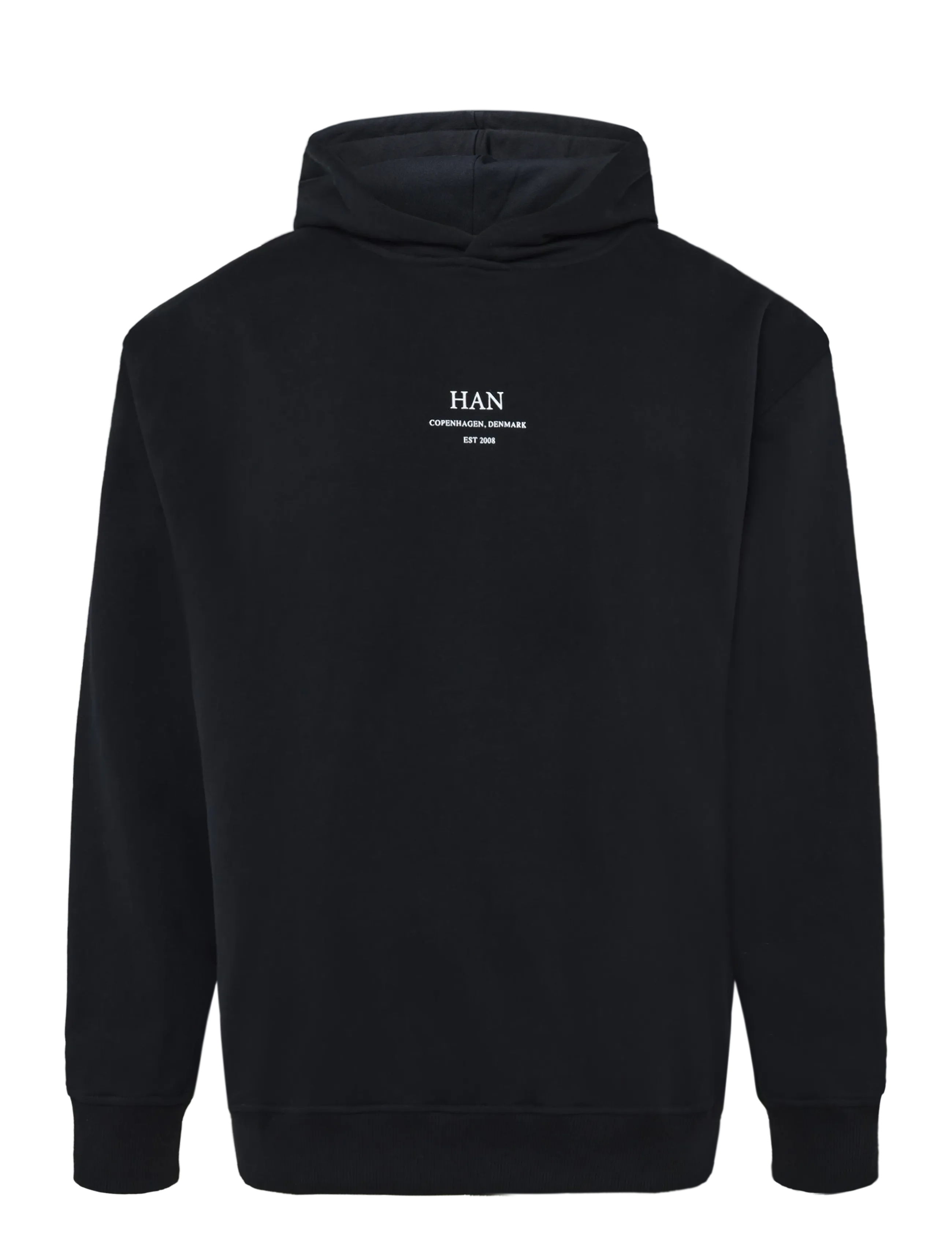 HAN Kjøbenhavn Regular Hoodie - Shop by occasion - BLACK / black