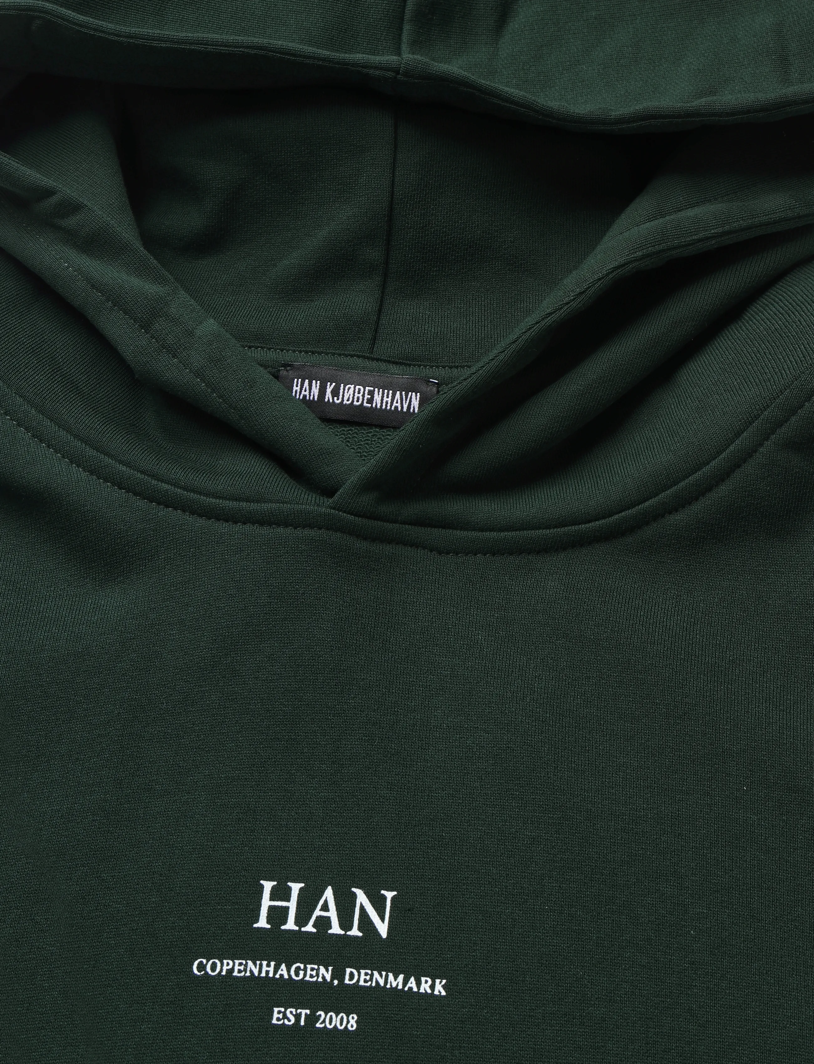 HAN Kjøbenhavn - Regular Hoodie - kapuzenpullover - dark green - 5