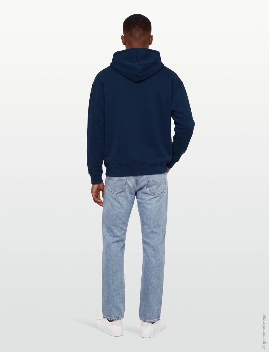 HAN Kjøbenhavn - Regular Hoodie - kapuzenpullover - navy - 4