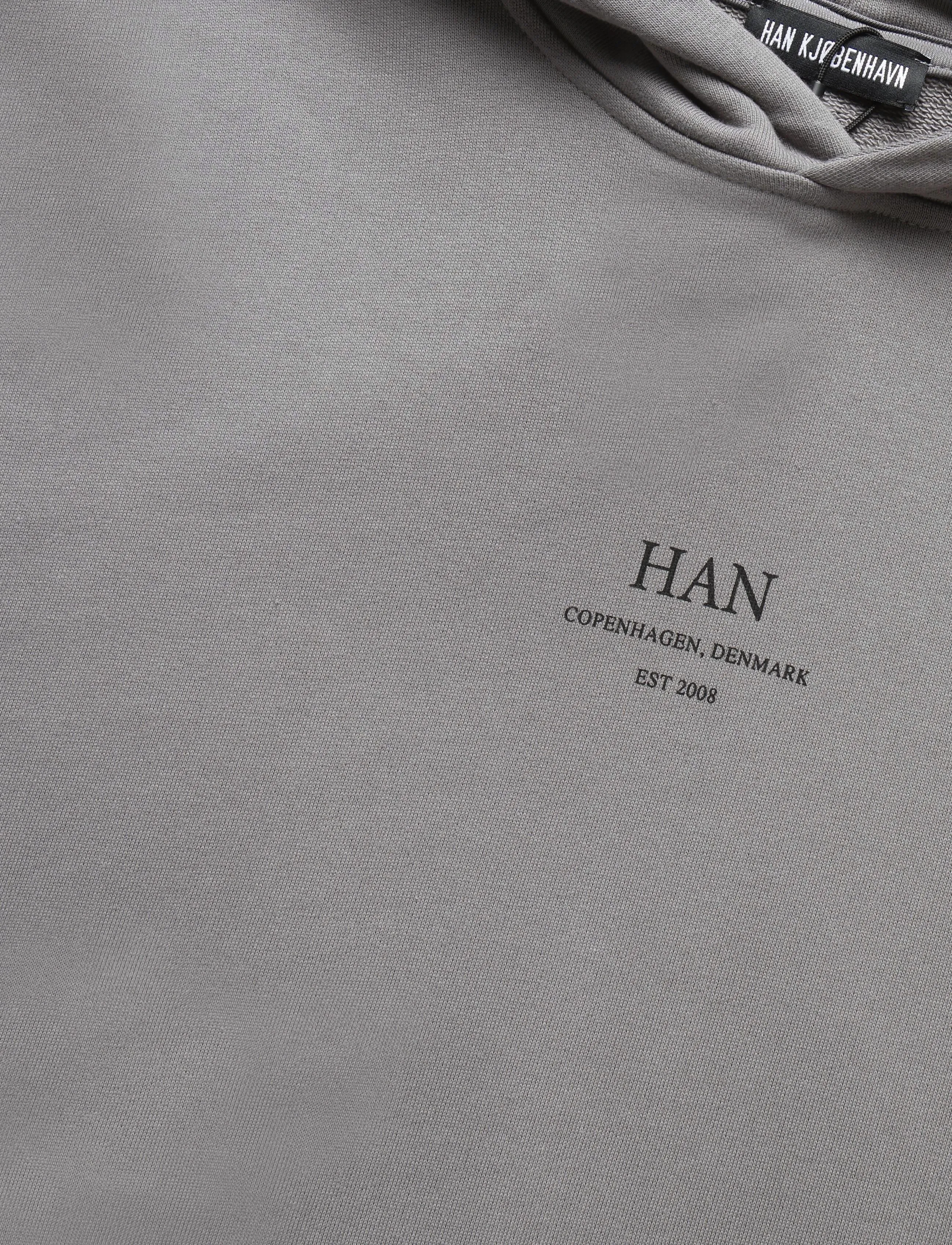 HAN Kjøbenhavn - Regular Hoodie - kapuzenpullover - stone grey - 2