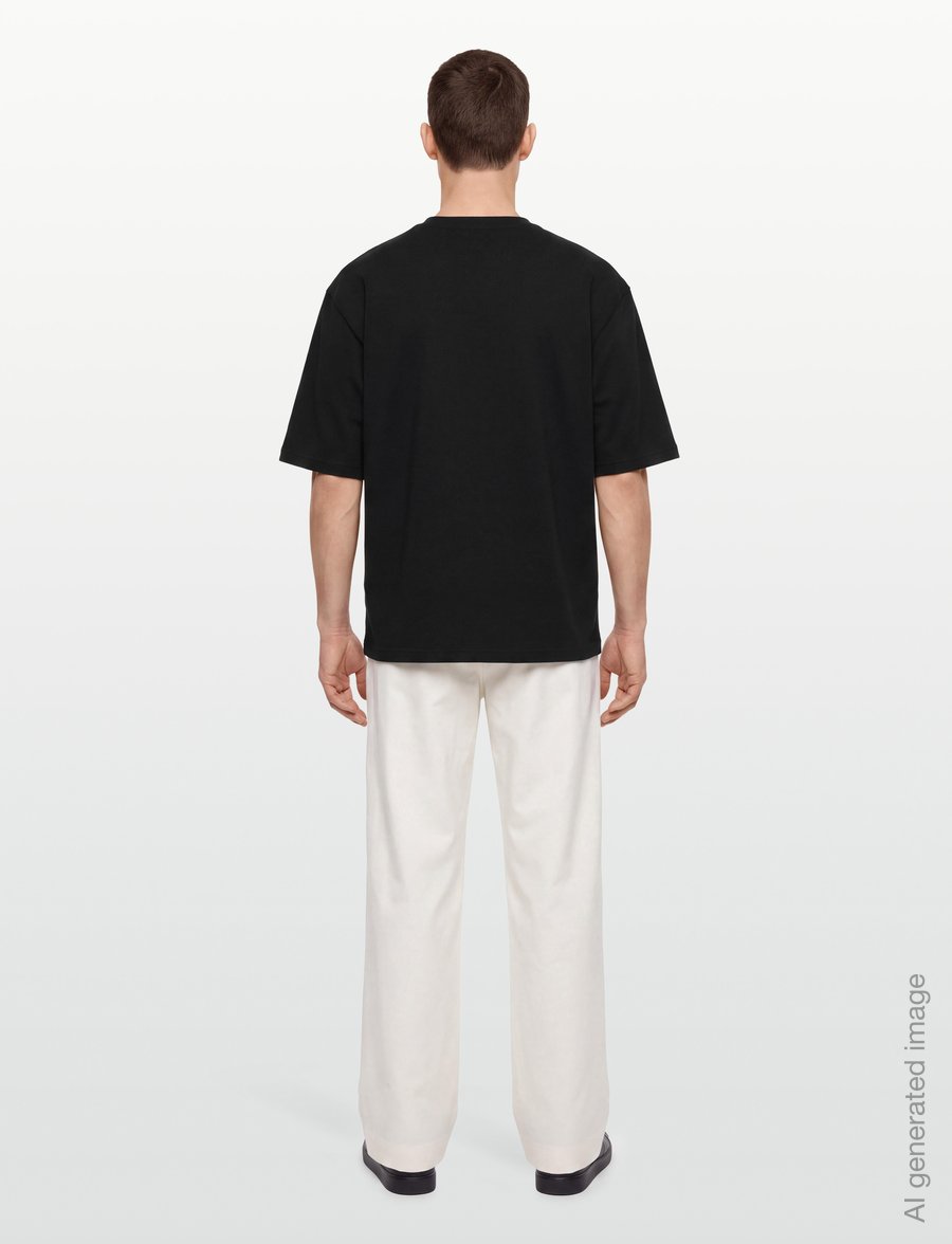 HAN Kjøbenhavn - Loose Tee - kurzärmelige t-shirts - black - 4