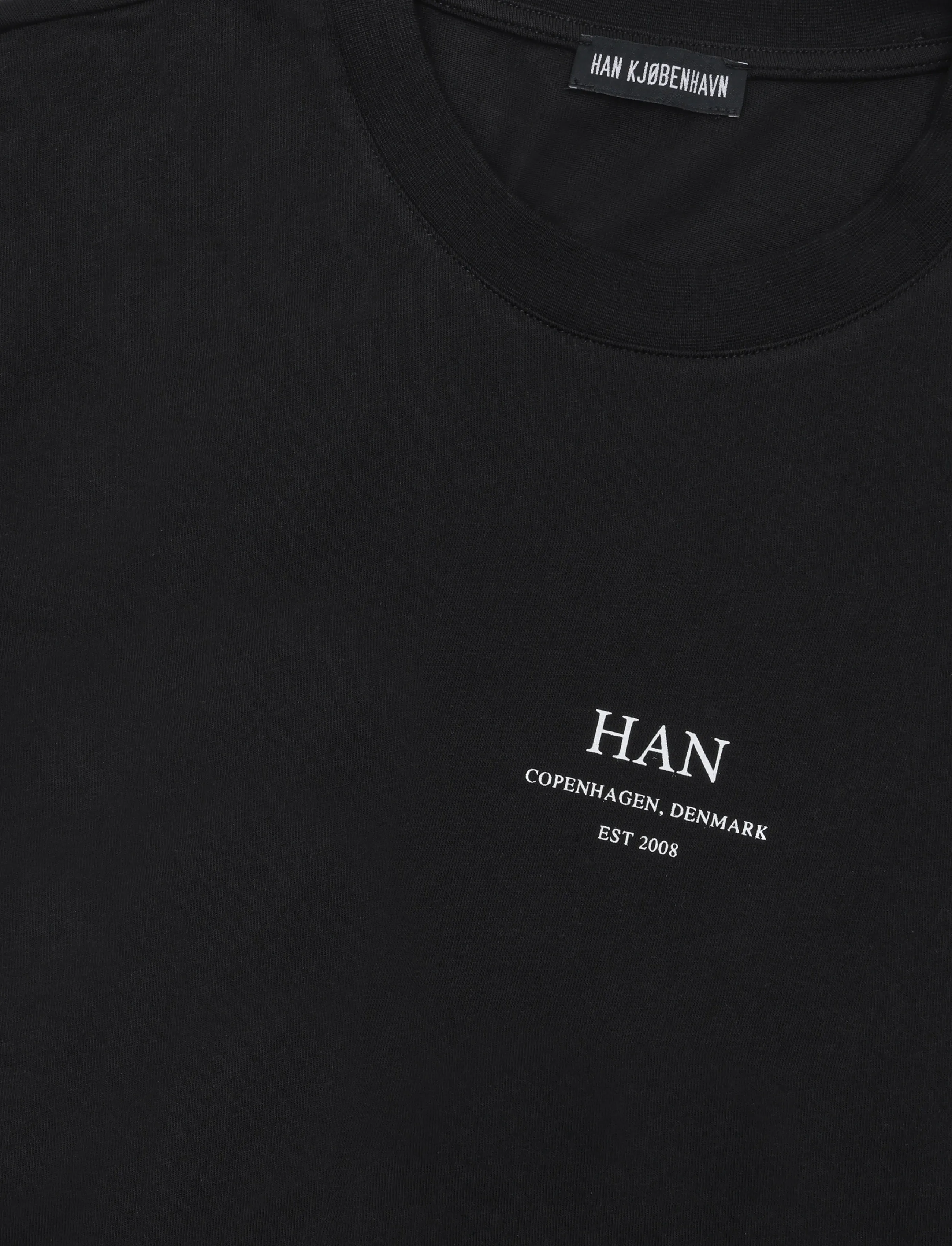 HAN Kjøbenhavn - Loose Tee - kortärmade t-shirts - black - 2