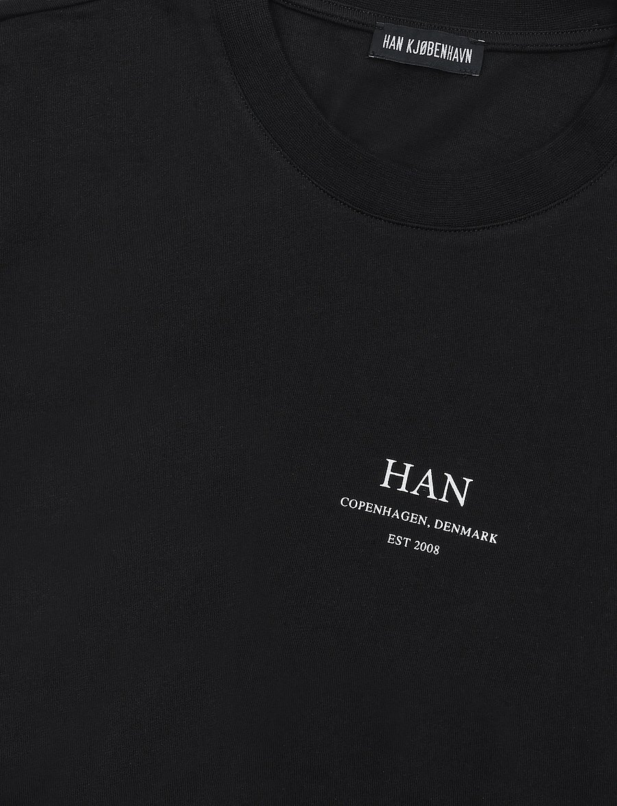 HAN Kjøbenhavn - Loose Tee - kurzärmelige t-shirts - black - 5