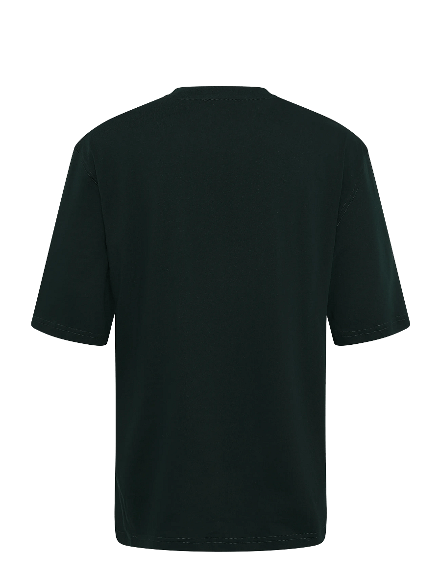 HAN Kjøbenhavn - Loose Tee - short-sleeved t-shirts - dark green - 2