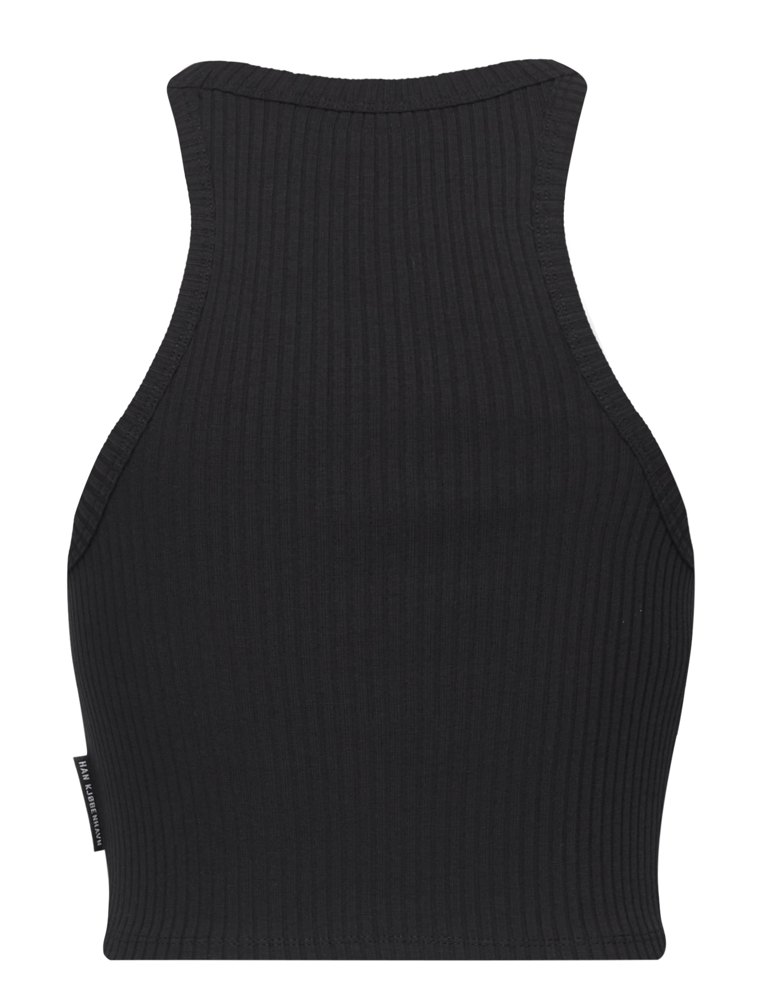 HAN Kjøbenhavn - Cropped Racer Top - black - 1