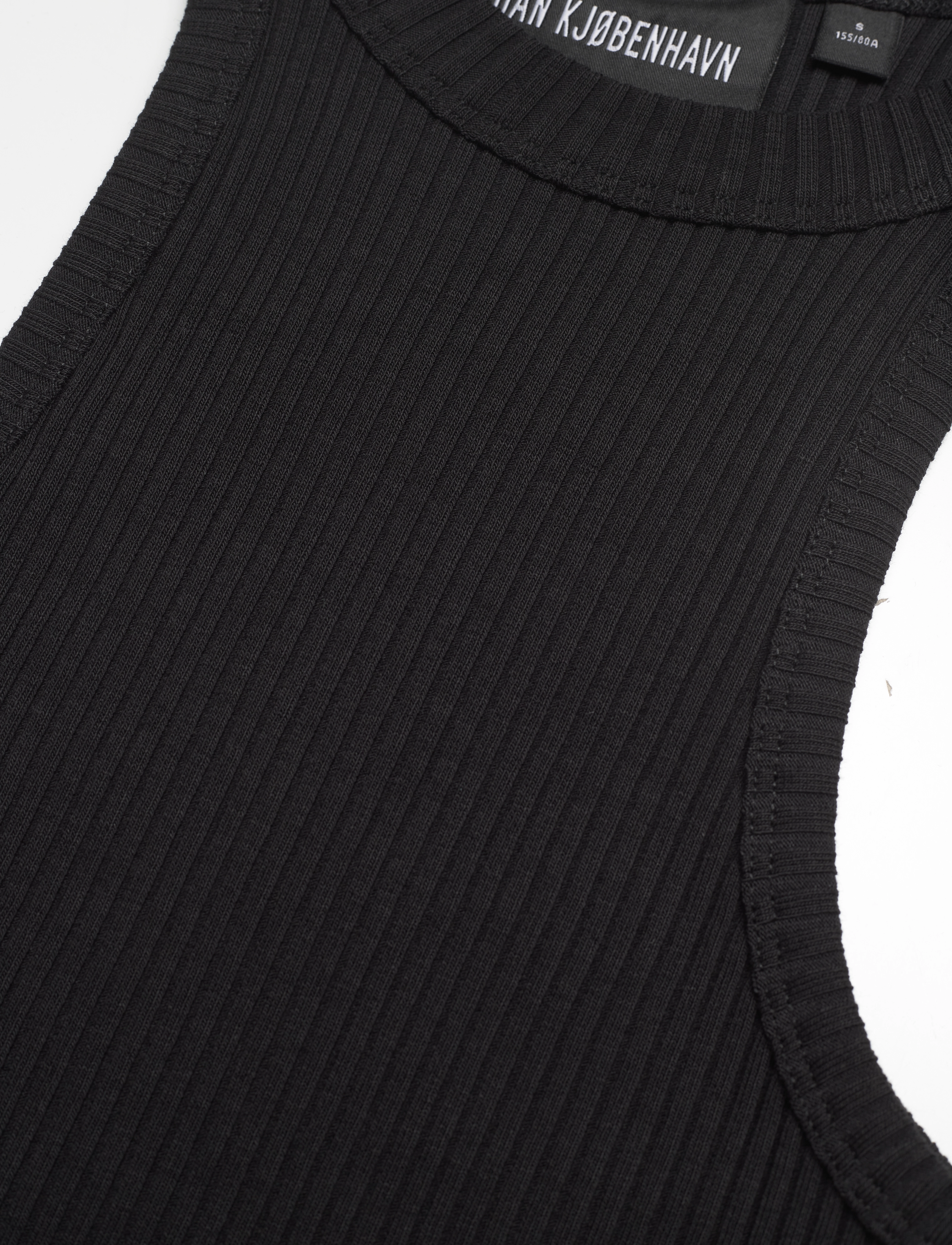 HAN Kjøbenhavn - Cropped Racer Top - black - 2