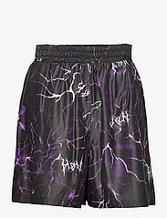 HAN Kjøbenhavn - Wide Leg Basket Shorts - ikdienas šorti - purple thunder - 0