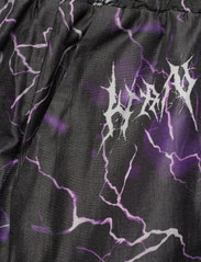 HAN Kjøbenhavn - Wide Leg Basket Shorts - kasdienio stiliaus šortai - purple thunder - 2