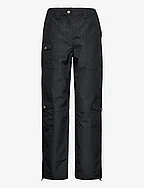 Nylon Cargo Trousers - BLACK