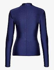HAN Kjøbenhavn - Stretch Jersey  Draped Long Sleeve Top - t-shirts met lange mouwen - dark blue - 1