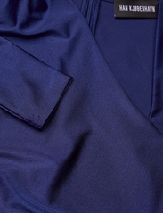 HAN Kjøbenhavn - Stretch Jersey  Draped Long Sleeve Top - t-shirts met lange mouwen - dark blue - 2