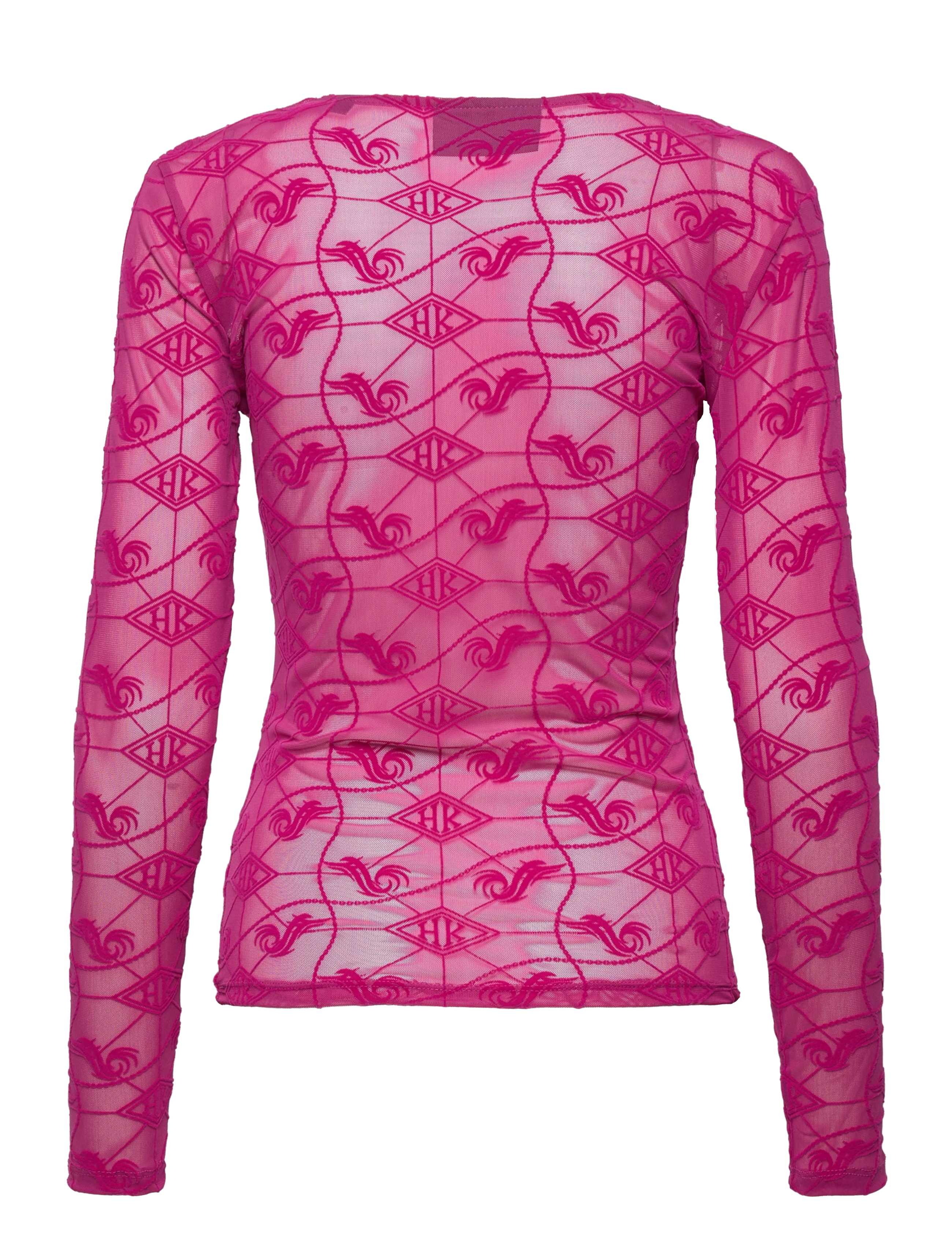 HAN Kjøbenhavn - Monogram Long Sleeve - magenta - 1