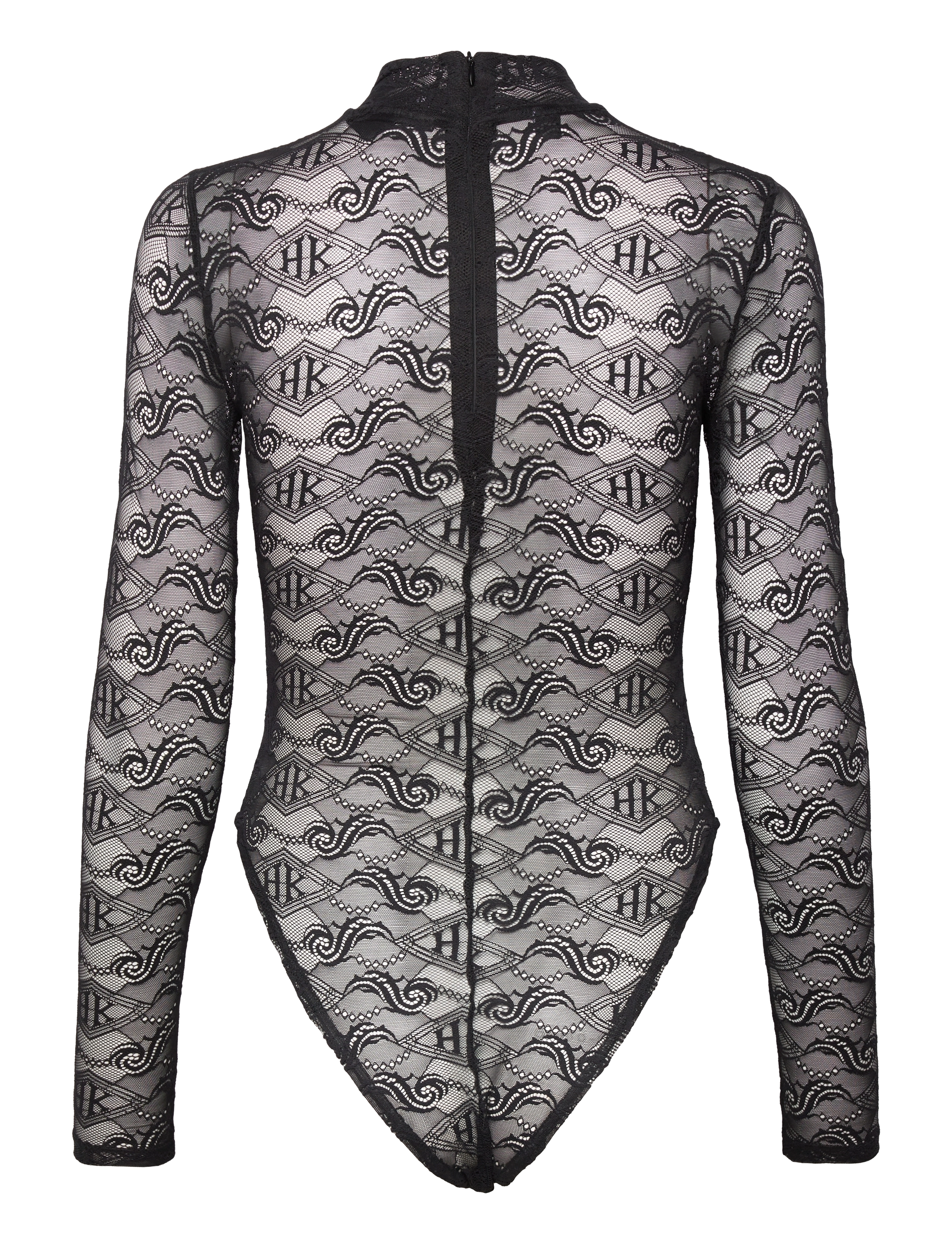 HAN Kjøbenhavn - Monogram Bodysuit - bodies - black - 1