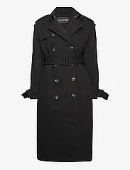 HAN Kjøbenhavn - Cotton Belted Trenchcoat - pavasara jakas - black - 1