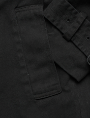 HAN Kjøbenhavn - Cotton Belted Trenchcoat - spring jackets - black - 4