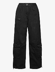 HAN Kjøbenhavn - Cotton Boxy Cargo Trousers - cargo kelnės - black - 0