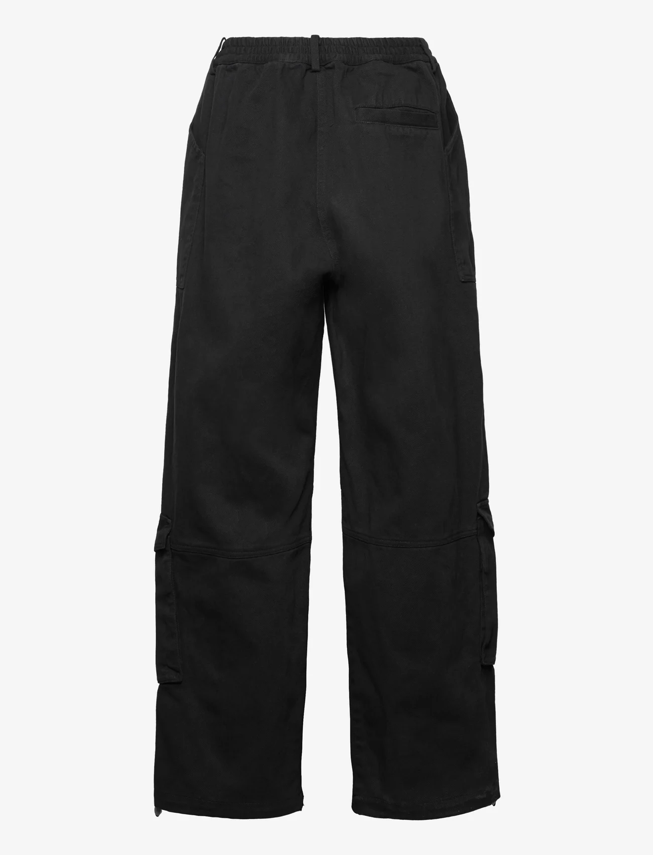 HAN Kjøbenhavn - Cotton Boxy Cargo Trousers - spodnie cargo - black - 1