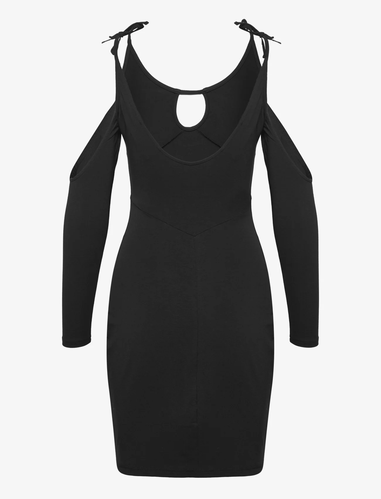 HAN Kjøbenhavn - Viscose Jersey Stretch Mini Dress - stramme kjoler - black - 1