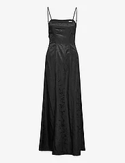 HAN Kjøbenhavn - Jacqaurd  Maxi Strap Dress - feestelijke kleding voor outlet-prijzen - black - 0