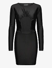 HAN Kjøbenhavn - Stretch Jersey Ruche Cut Out Dress - festkläder till outletpriser - black - 0