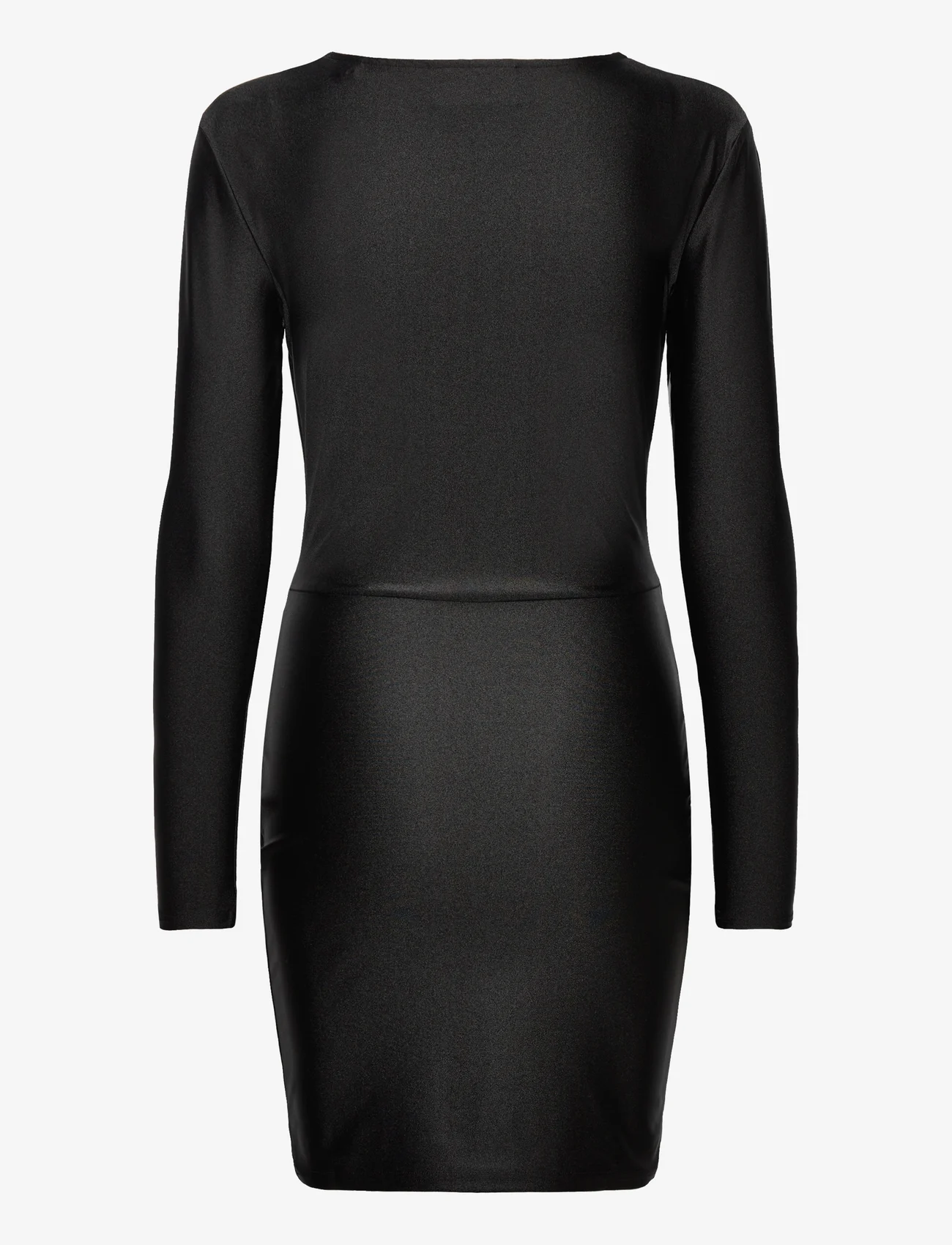 HAN Kjøbenhavn - Stretch Jersey Ruche Cut Out Dress - party wear at outlet prices - black - 1