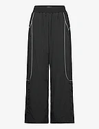 Relaxed Track Trousers - BLACK