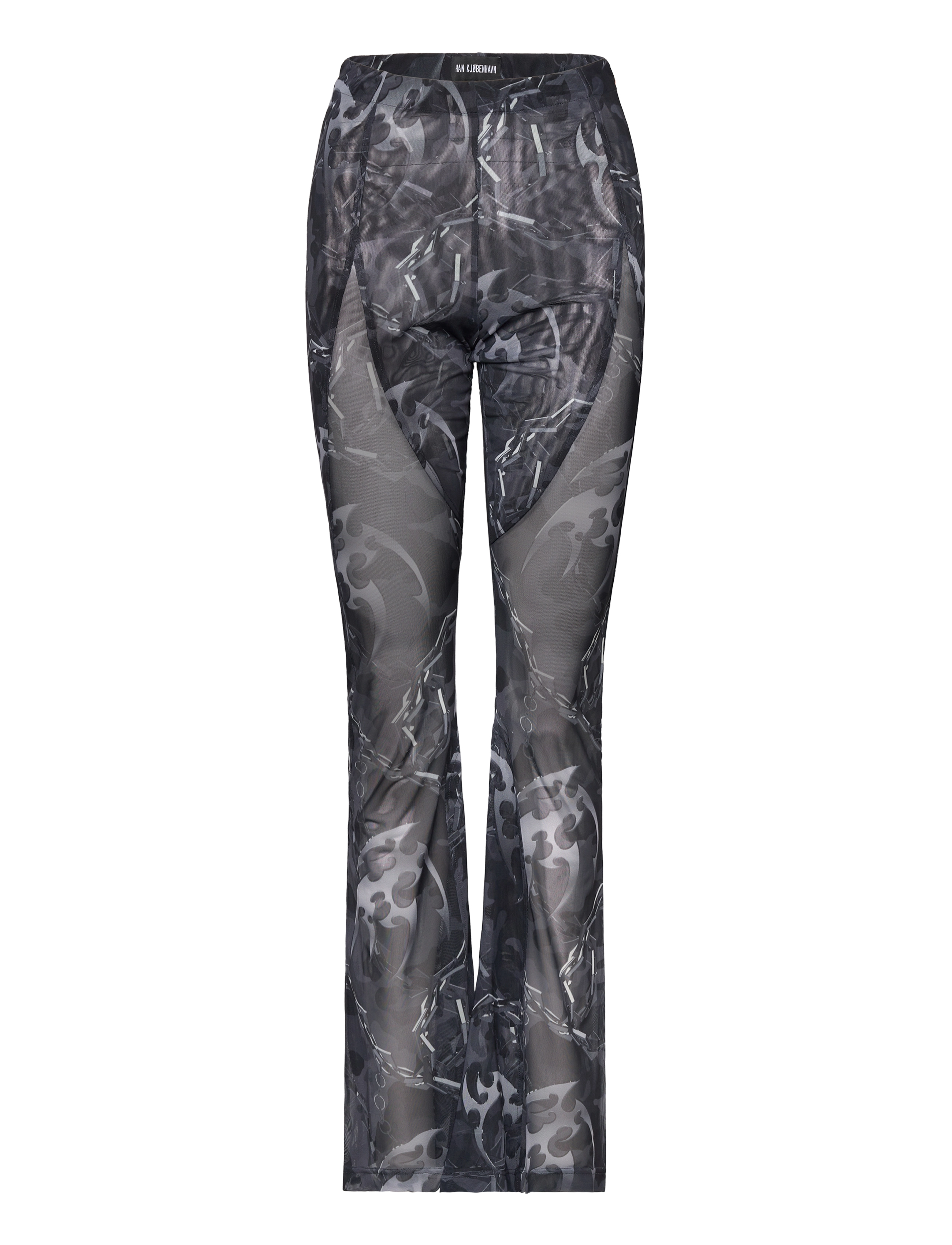 HAN KJØBENHAVN Camo Mesh Hosen Schwarz - 36 - Damen