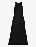 Cotton Cargo Dress - BLACK