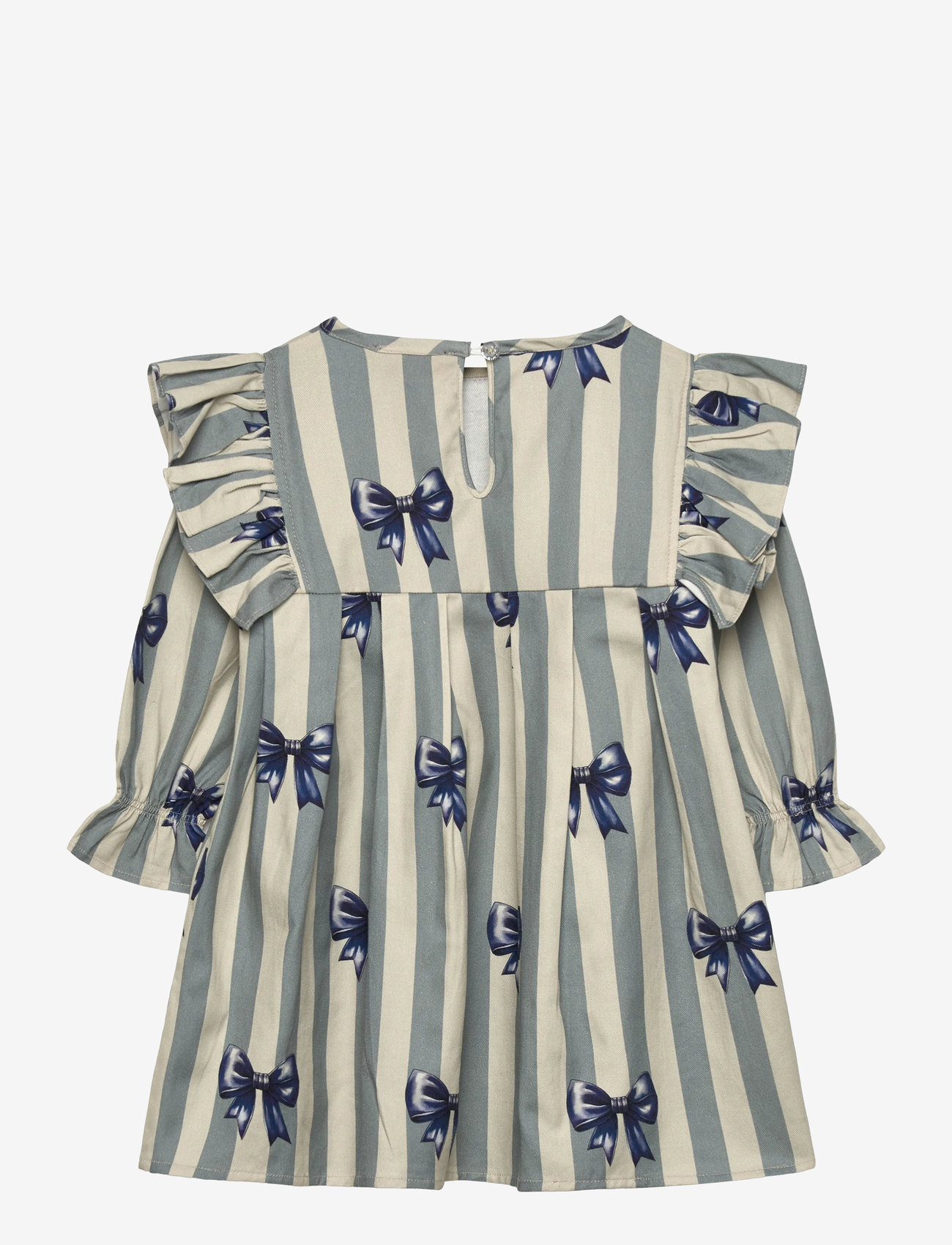 Hanevild - Bow dress - långärmade babyklänningar - rainy - 2