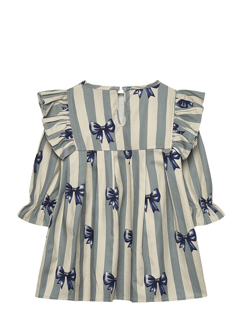Hanevild - Bow dress - långärmade babyklänningar - rainy - 2
