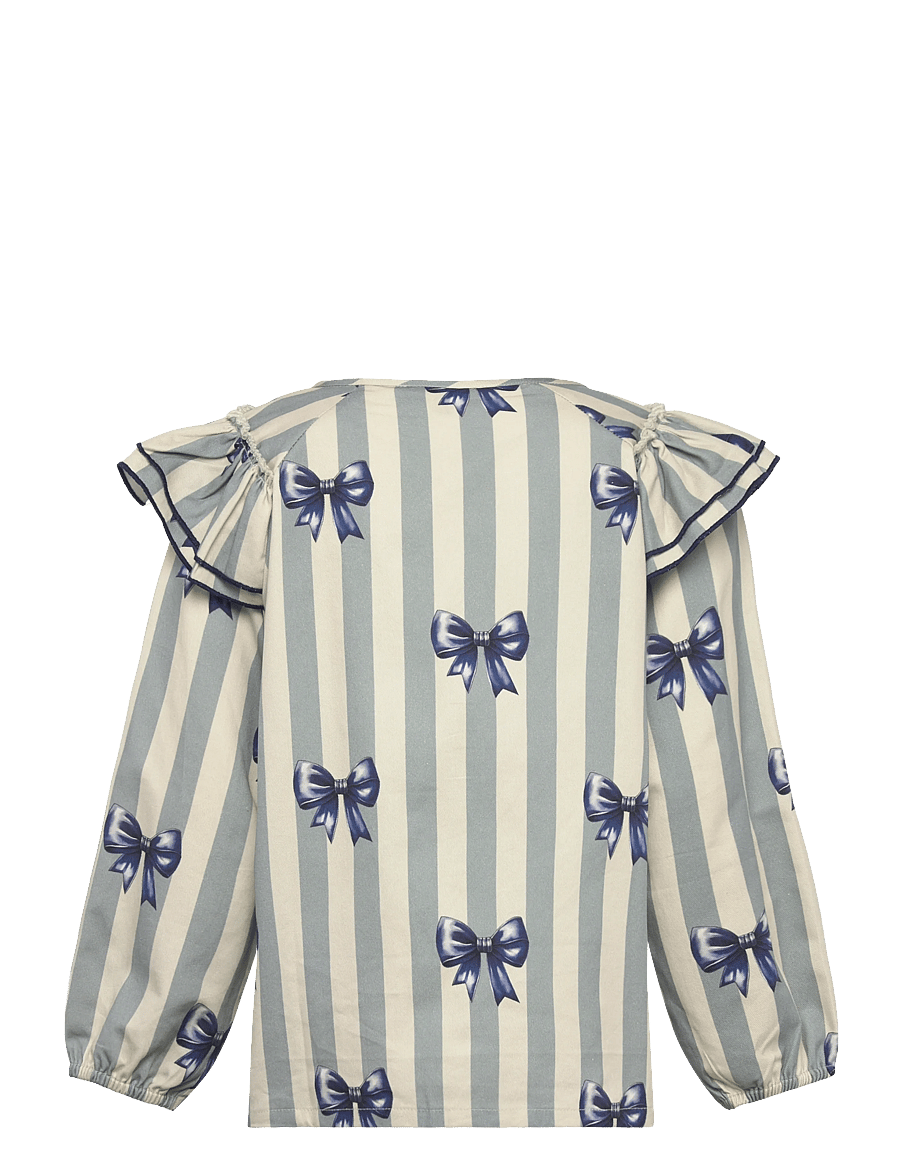 Hanevild - Bow shirt - langärmlige hemden - rainy - 2