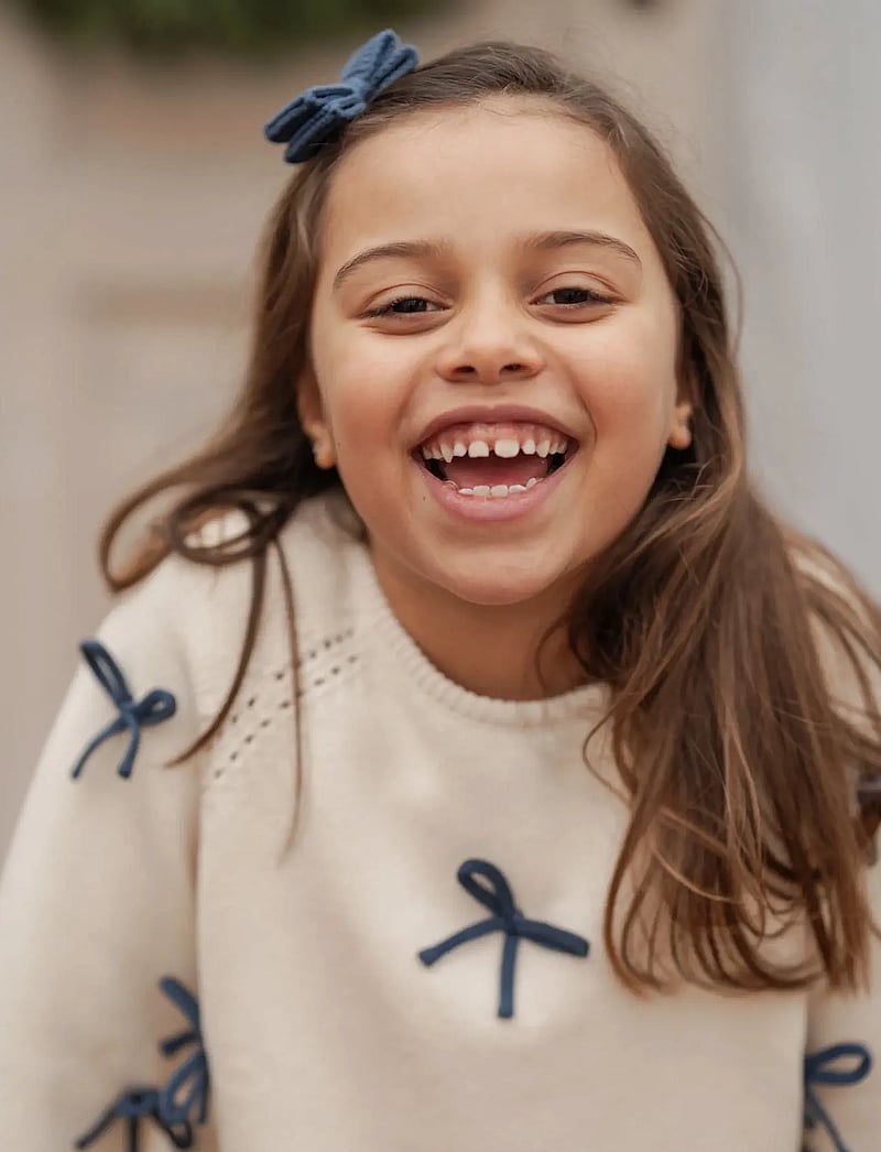 Hanevild - More bows sweater - stickade tröjor - ivory - 4