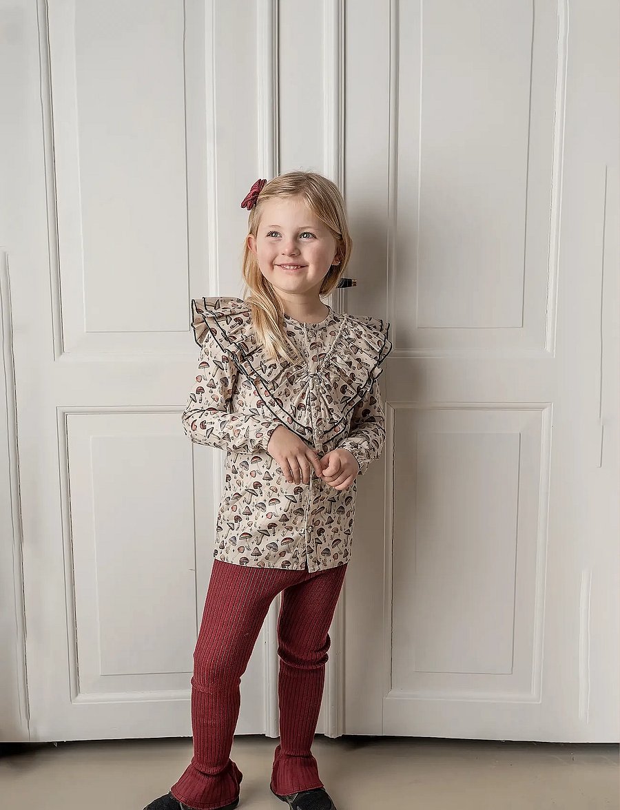 Hanevild - Tilde leggings - leggings - cabernet - 0