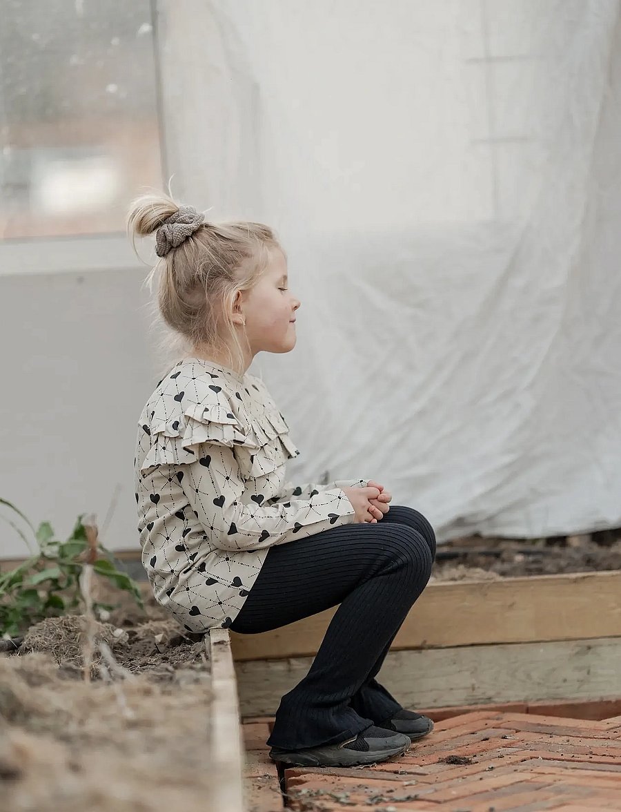 Hanevild - Tilde leggings - leggings - caviar - 0