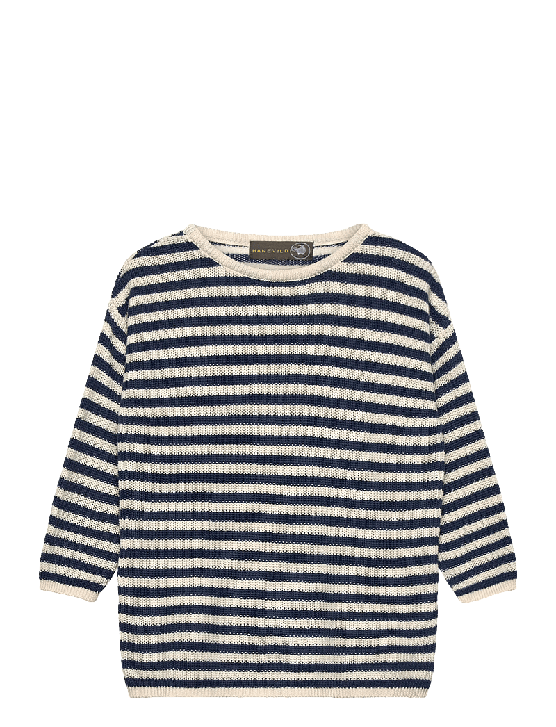 Hanevild - Michael blouse - långärmade t-shirts - ensign blue - 1