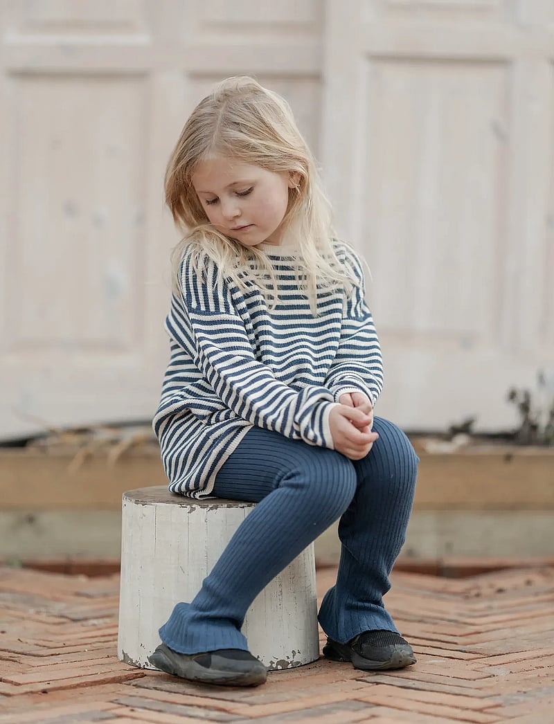 Hanevild - Michael blouse - långärmade t-shirts - ensign blue - 0