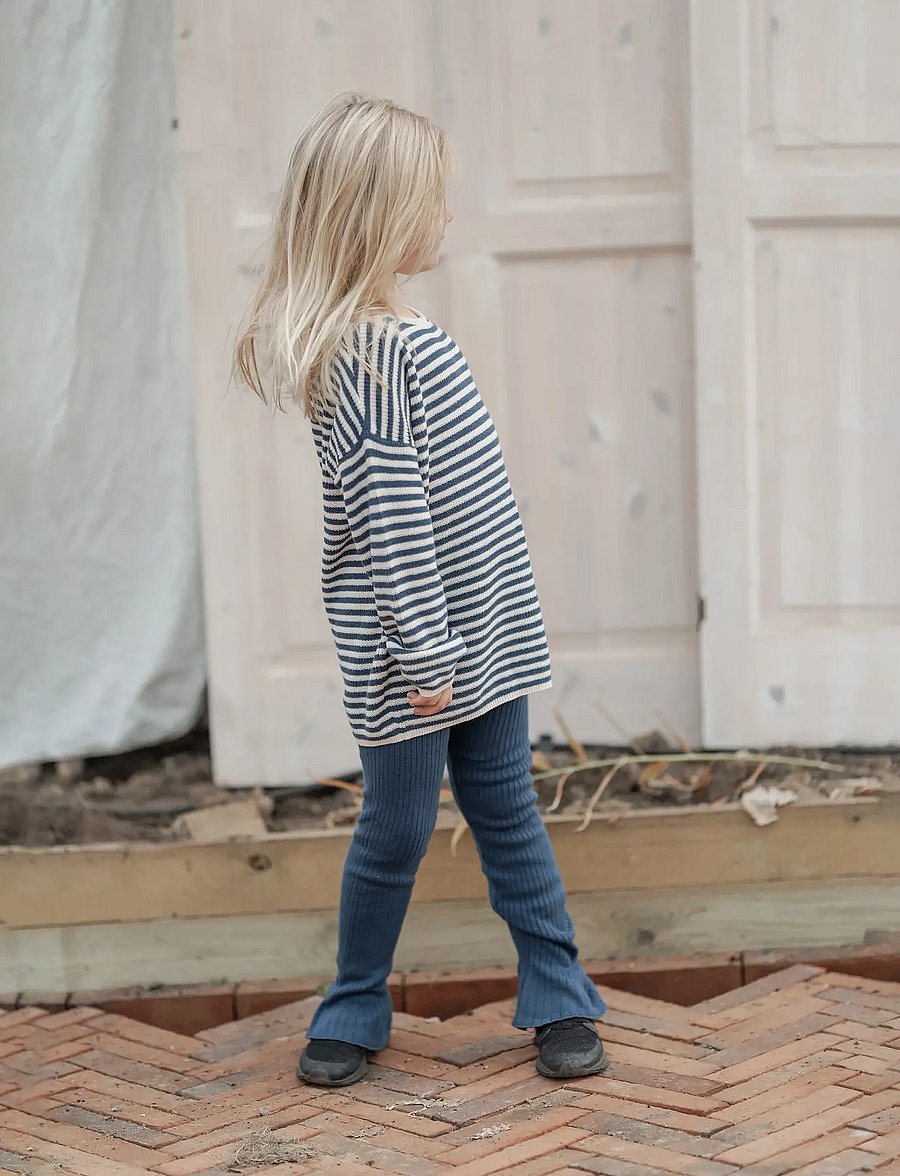 Hanevild - Michael blouse - långärmade t-shirts - ensign blue - 3