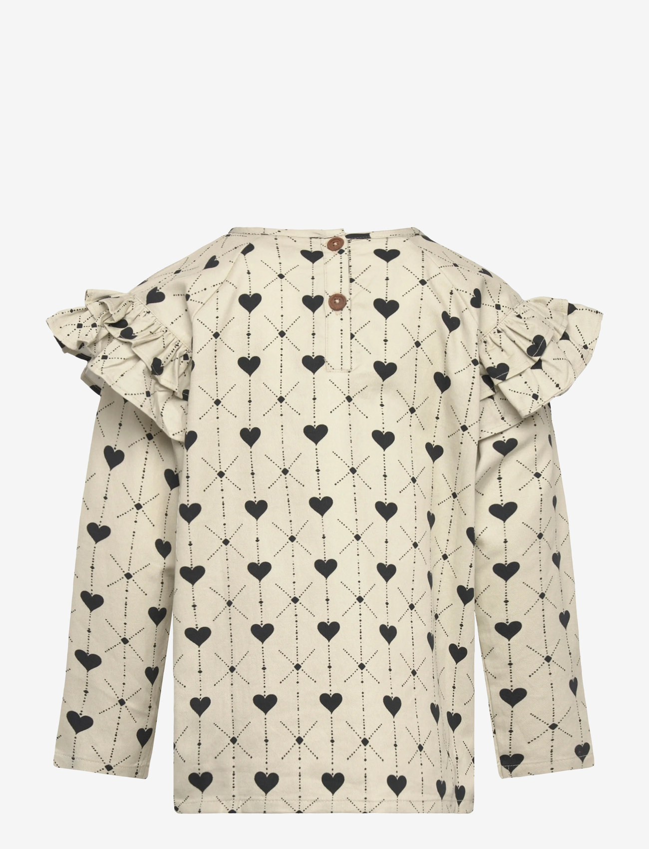 Hanevild - Heart blouse - langærmede skjorter - rainy - 2
