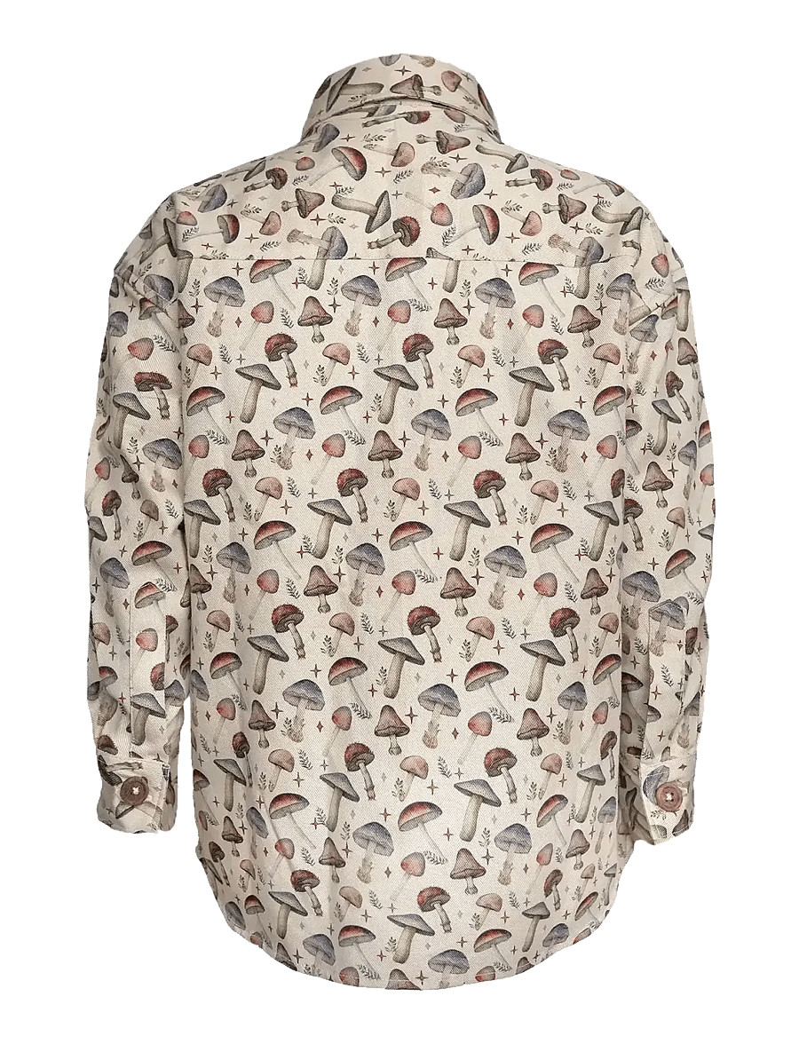 Hanevild - Mushroom shirt, classic - langärmlige hemden - rainy - 2