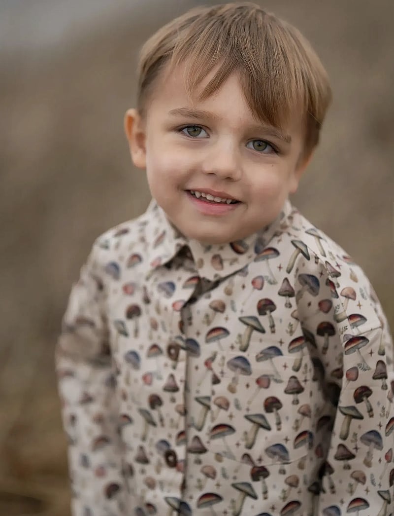 Hanevild - Mushroom shirt, classic - pikkade varrukatega särgid - rainy - 0