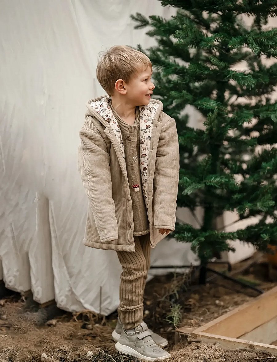 Hanevild - Mushroom jacket - teksa ja velvet - rainy - 3