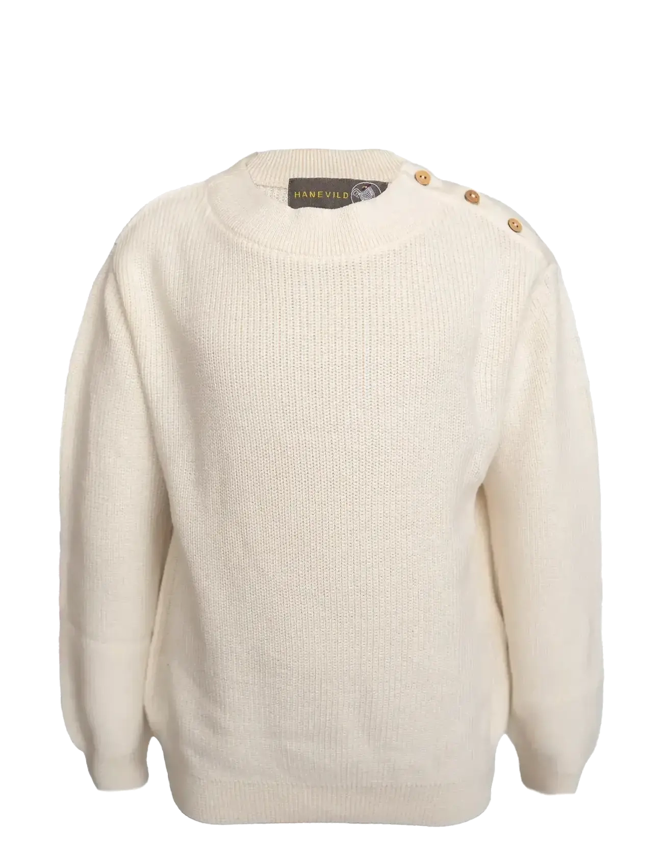 HANEVILD Theodor Pullover Cream - 110/116 - Kinder