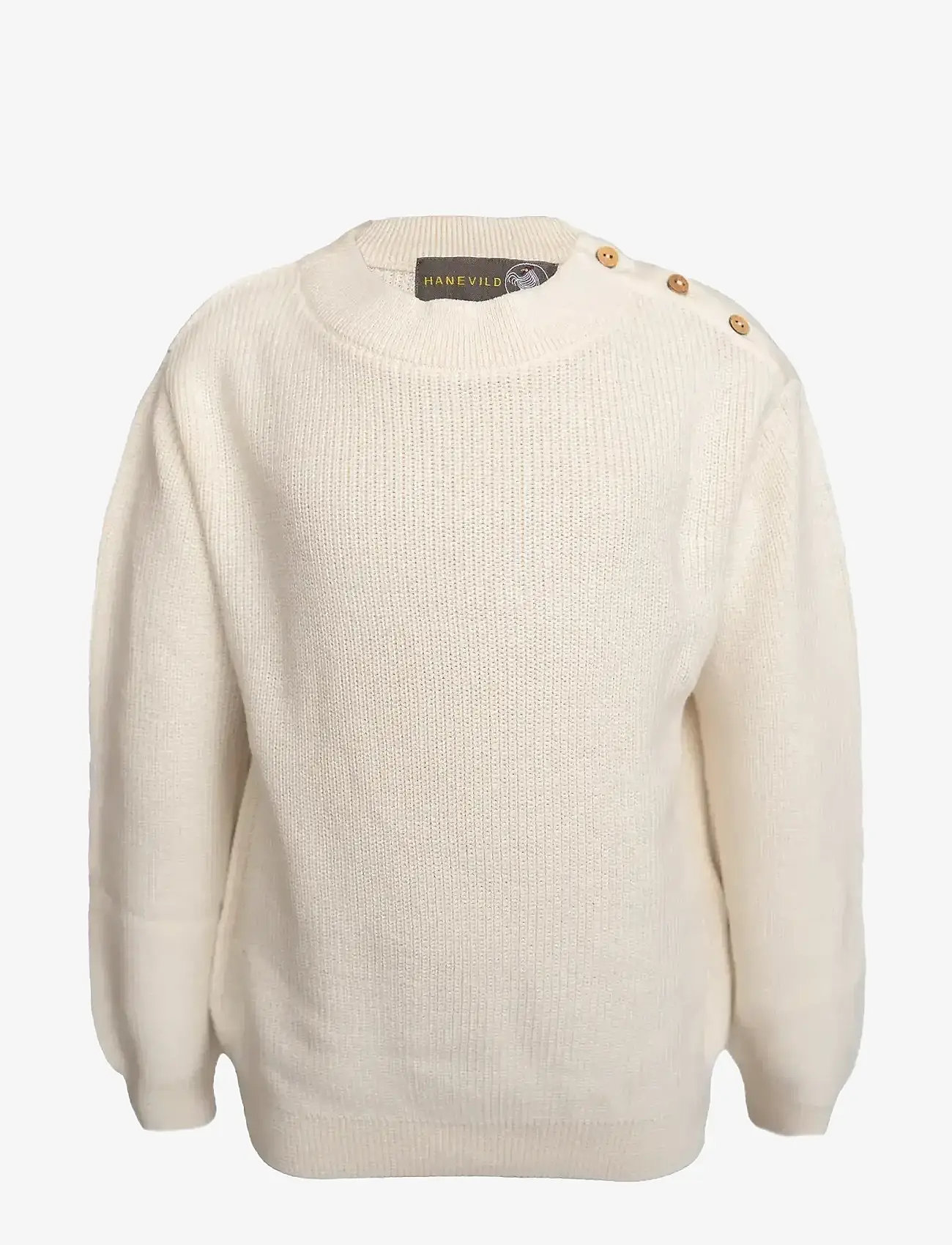 Hanevild - theodor sweater - stickade tröjor - ivory - 1