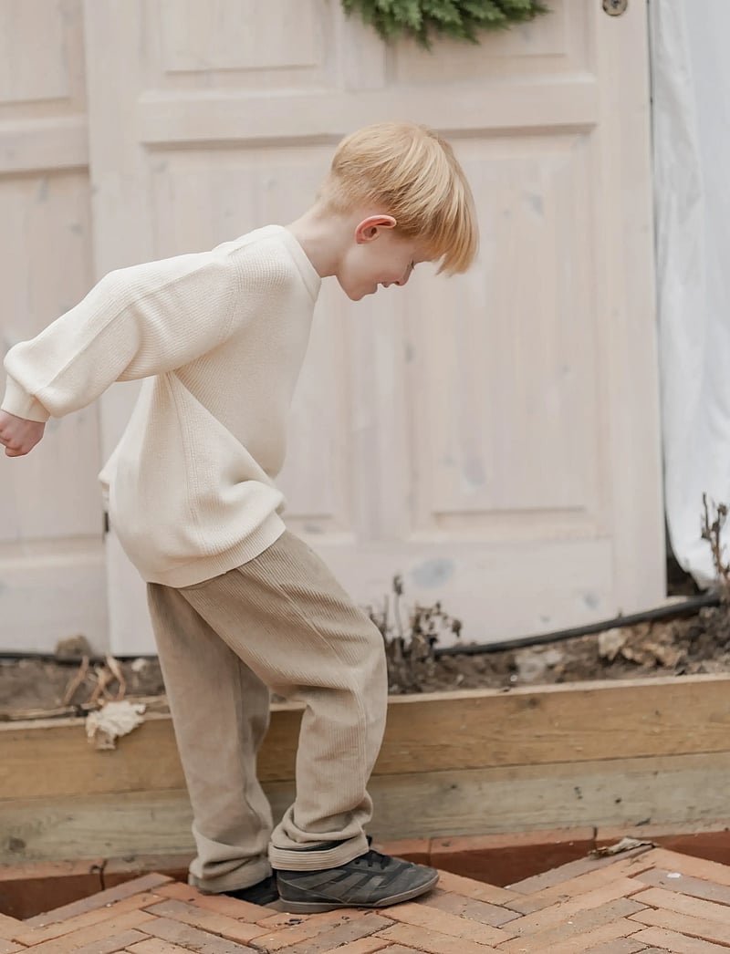 Hanevild - theodor sweater - stickade tröjor - ivory - 3